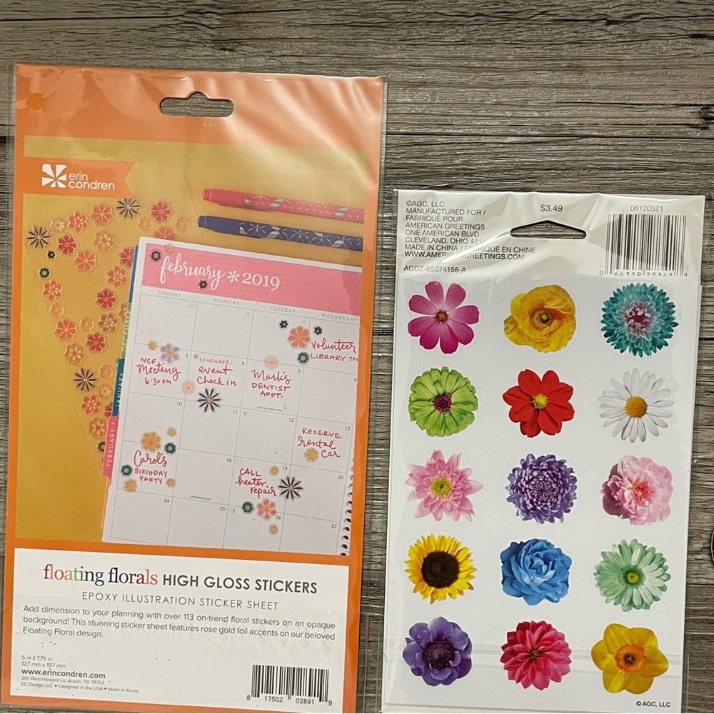 Sticker Sheet Lot Bundle - Perfect For Journaling, Scrapbooking, Planner, Notes - Picture 8 of 8